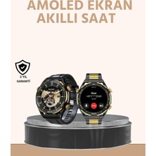 Ceylan Adam Amoled Ekran Akıllı Saat Uyku Nabız Adım Ölçer Su Geçirmez