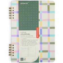 Kikkerland Inkerie Wellness Journal A5 Telli Yaşam Günlüğü