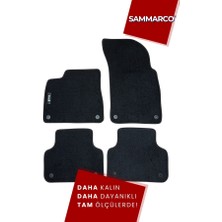 Sammarco Audi Q7 2017 Halı Paspas Velur Paspas Kumaş Paspas Oto Paspas