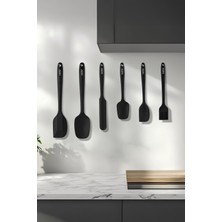 Özbience Şık 6 Parça Silikon Servis Seti, Dayanıklı ve Renkli Tasarım