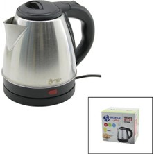 Marsilyan 1500W  1.2lt  Paslanmaz Çelik Kettle Su Isıtıcı Otel Tipi WSK-2024 (4887)