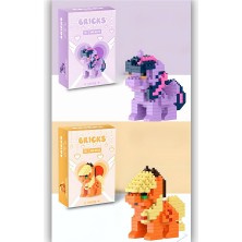Dek Bricks Pony Serisi 2'li Blok Seti - Twilight Sparkle ve Applejack - Koleksiyonluk Hobi Hediye