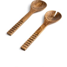 Özbience Şık ve Dayanıklı 2'li Büyük Servis Seti, 30 Cm, Pratik ve Kullanışlı