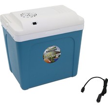 Go İthalat 25LT Oto - Araç Buzluk Mevcut Isıyı Korur Oto Çakmaklık Fişli = Dc 12V 48W Taşıma Kulplu  MTR-2550 (5473)