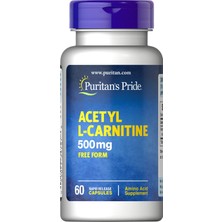 Puritan's Pride Acetyl L-Carnitine Hcl 500 Mg 60 Caps