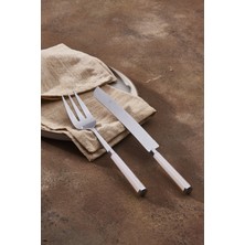 Özbience Şık ve Kullanışlı 2 Parça Servis Seti Beyaz, Evinizde Zarafet Sağlar