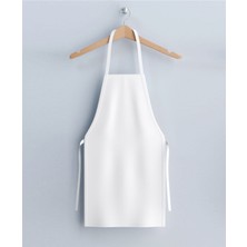 Özbience Beyaz Kumaş Mutfak Aşçı Önlüğü, Rahat ve Şık Tasarım