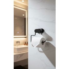 Metanova Yeni Oval Başlıklı Yapışkanlı Tuvalet Kağıdı Tutucu