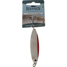 Hansen Pilgrim 8.9cm 32GR Silver/red Lüfer-Levrek Kaşık