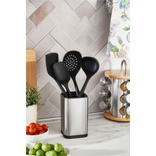 Özbience Şık ve Kullanışlı 5 Parça Standlı Servis Seti, Mutfağınıza Zarafet Katın