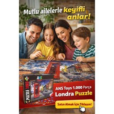 Noventra Puzzle 1000 Parça – Londra Manzarası | Büyük Boy 48X68 cm | Yetişkin & Gençler İçin Zeka ve Sabır Oyunu