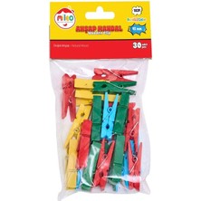 Değirmen Grup Ahşap Mandal Renkli