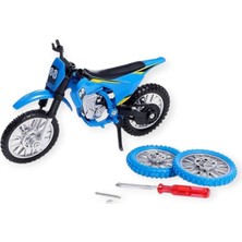 Değirmen Grup 1:18 Ölçekli Model Motosiklet - DS928 - Mavi (Lisinya)