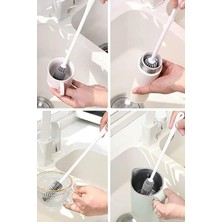 Özbience Uzun Saplı Silikon Bardak ve Kavanoz Temizleme Fırçası