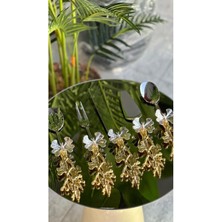 Özbience Şık 5'li Gümüş Kelebek Model Servis Seti, Zarif ve Kullanışlı Tasarım