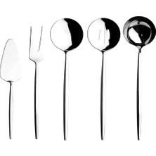 Özbience Elegant 5 Parça Servis Seti, Şık ve Pratik Kullanım Için Ideal
