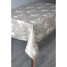 Dede Ev Tekstil Elyaf Silinebilir Pvc Muşamba Masa Örtüsü 1270-SILVERCICEK