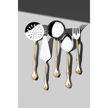 Özbience Paslanmaz Çelik 5 Parça Servis Takımı, Şık ve Kullanışlı Tasarım