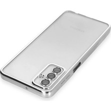 LTG Nova Newface Galaxy M23 Kılıf Lensli Silikon - Gümüş