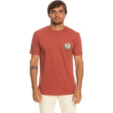 Quiksilver Scenicjourney Erkek Kırmızı Tişört