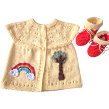 Mukun Dünyası Bebek Yelek Patik Takımı