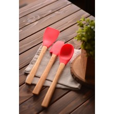 Özbience Pratik ve Dayanıklı 3 Parça Spatula Seti, Mutfağınıza Şıklık Katacak