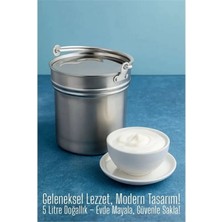 Marsilyan Yoğurt Bakracı 5 Lt Paslanmaz Çelik