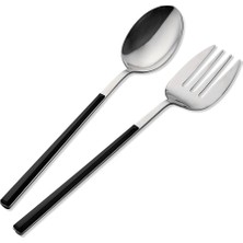 Özbience Şık 2 Parça Salata Servis Takımı, Modern ve Kullanışlı Tasarım