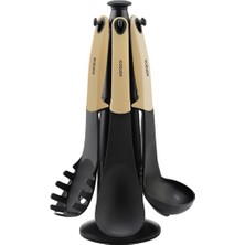 Özbience Şık 7 Parça Standlı Servis Seti, Modern ve Kullanışlı Tasarım