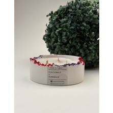 Hindistan Cevizi Kokulu Mum, Dekoratif Beton