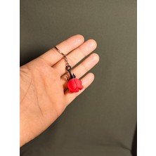 Yerli Gül Anahtarlık Minik Gül Modeli