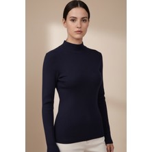 Libas Verda Kadın Lacivert Balıkçı Yaka Bluz