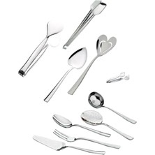 Özbience Çelik 10 Parça Mutfak Araçları Seti, Dayanıklı ve Şık Tasarım