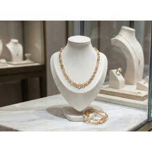 Maison Cloris Doğal Taş Sitrin Kolye