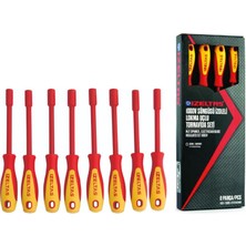 İzeltaş Izeltaş 1000V Süngüsü Izoleli Lokma Uçlu Tornavida Seti 8 Parça Vde - 4773008108