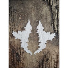 Kuş Tüyü Esnek Aplik NO:HS54 Ahşap, Mobilya Yenileme, Mobilya Süsleme 11X4 cm