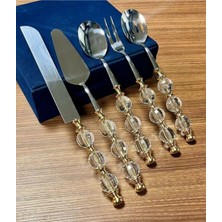 Özbience Rustik 5 Parça Servis Seti, Şık ve Kullanışlı Ev Aksesuarı