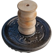 Özbience Yuvarlak Kulplu Et ve Tost Presi, Demir Döküm, Yerli Üretim