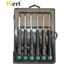 Wert 2262 Elektronikçi Tornavida Seti, 6 Parça