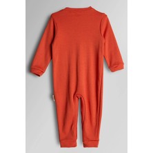 Hobbe Baby Ayıcık Nakışlı 3 - 24 Ay Bebek & Çocuk Pamuklu Tulum Unisex