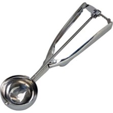 Özbience Pratik Dondurma ve Kurabiye Kalıbı Kaşığı Tetikli Gri