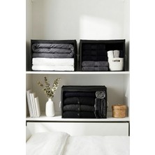 Rek Home 3 Adet Pencereli Küçük Boy Baza Altı, Valiz Düzenleyici Çeyizlik Bohça Hurcu / 30X22X18