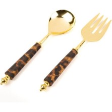 Özbience Altıgen Tasarımlı Iki Parçalı Salata Servisi Seti, Şık ve Kullanışlı