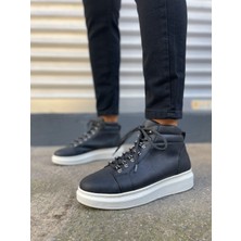Zapatos JY206 Ottawa Bağcıklı Ortopedik Taban Cilt Erkek Spor Bot Cbt - Siyah