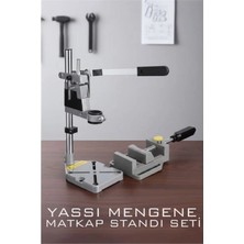 Marsilyan Tezgah Üstü Matkap Standı  + Tezgah Mengenes Seti