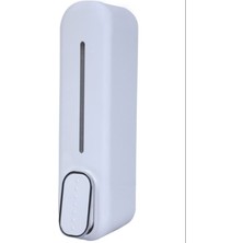 Dln Shop 1 Adet Manuel Basmalı Sıvı Sabunluk 350 ml Kapasite Banyo Için Duş Jeli Dağıtıcı Sabunluk Beyaz D-34