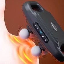 SHC4200 SHC42®4 Başlıklı Masaj Tabancası – 12W Derin Doku & Kas Ağrısı Giderici, 20 Seviye & 6 Mod - Siyah