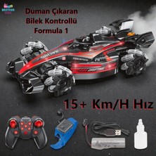 Brother Toys 15 Km/h Hız Duman Çıkaran Full Fonksiyon Şarjlı Formula 1 Uzaktan Kumandalı Oyuncak Araba 35 Cm.