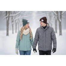 Umel Tekstil 14 Şubat Sevgililer Günü'ne Özel Bere Kalp Detaylı Kaşkorse Çift Kat İki Adet