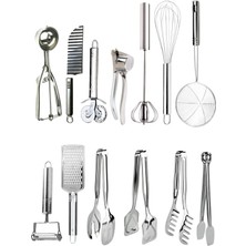 Özbience 13’lü Paslanmaz Çelik Mutfak Servis Seti, Pratik ve Şık Çeyiz Seti